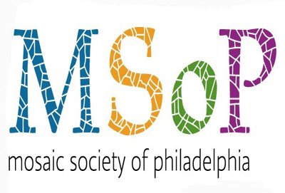 Work Party (Clay Tiles) for MSoP/Perkins Community Mosaic Mural photo 1